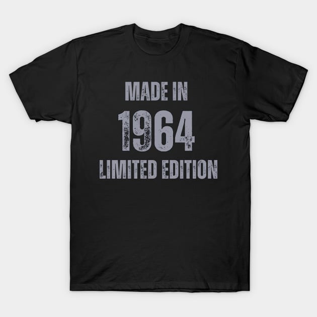 Vintage Made in 1964, Limited Edition  , Gift for Mom Dad Birthday T-Shirt by Mary_Momerwids